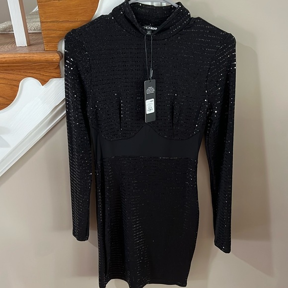 Irreplaceable Metallic Mini Dress | NWT | size M | Fashion Nova - Picture 2 of 4